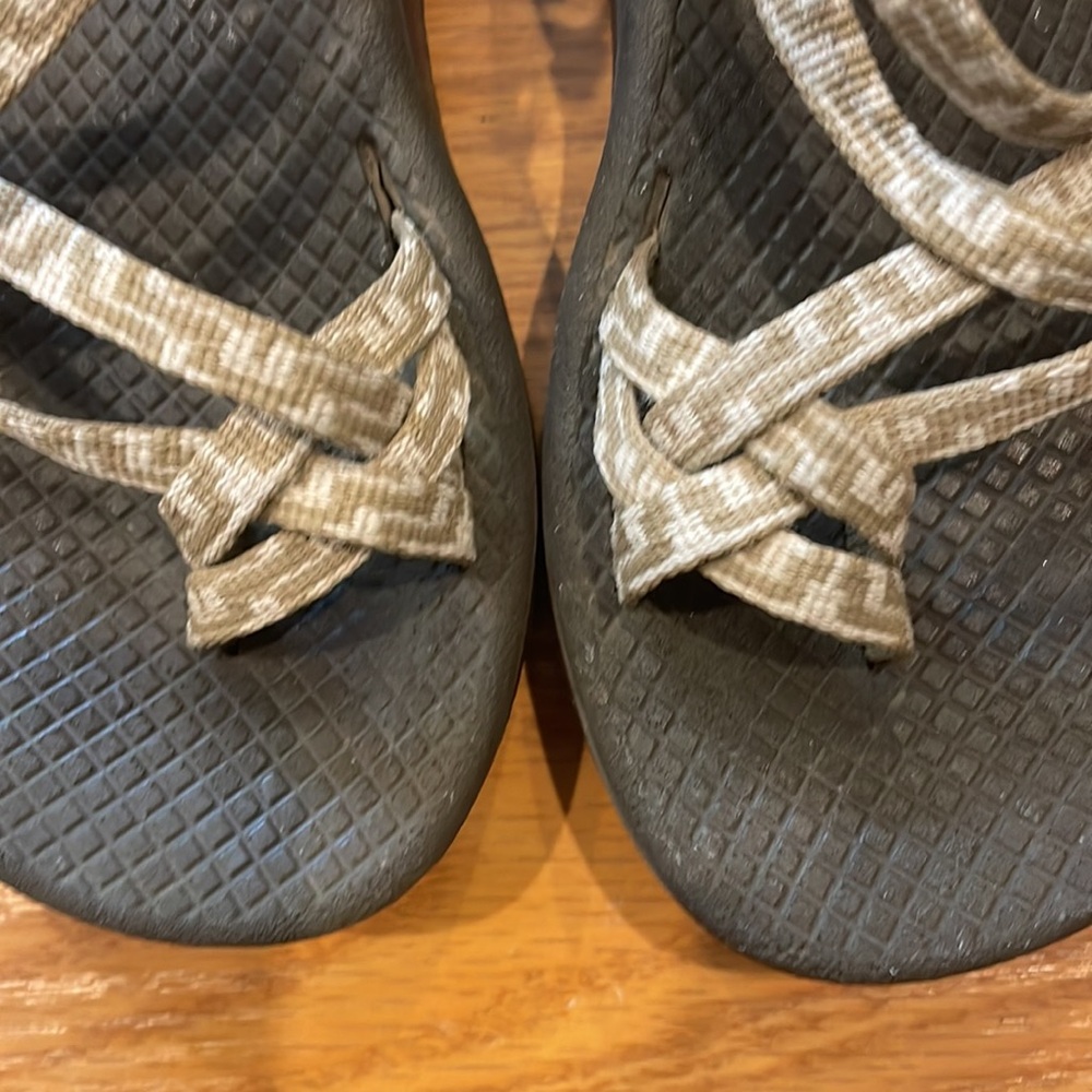 Chaco Neutral Strappy Outdoor Sandals - Taupe & Black - Picture 5 of 6